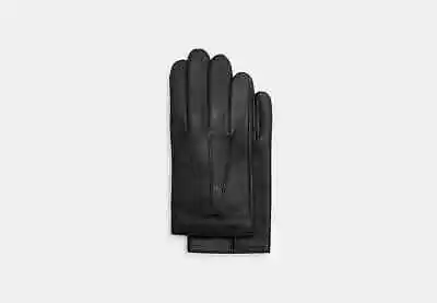 Coach Cm330 Mens Leather Black Gloves New Nwt Xl • $56.69