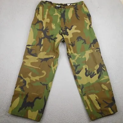 Vintage Raven Camo Pants Mens Medium Woodland Gore-Tex Trouser USA Made Military • $39.95