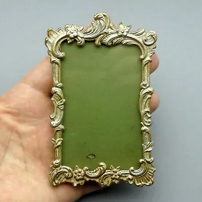 $59.99 • Buy French, Antique Photo Frame. Brass And Babbitt. Rococo Style.