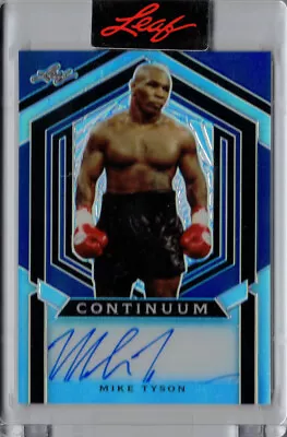 2023 Leaf Metal Continuum #MC-24 Mike Tyson Autograph Boxing Card Auto /393 • $149.95