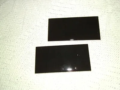 (1) Black Ceramic Tile 3x6 In Vintage Subway Rectangle Glossy American Olean • $3.99