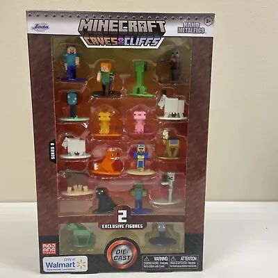 Jada Toys Minecraft 18 Caves And Cliffs Nano Metalfigs With 2 Exclusive Figures • $9.99