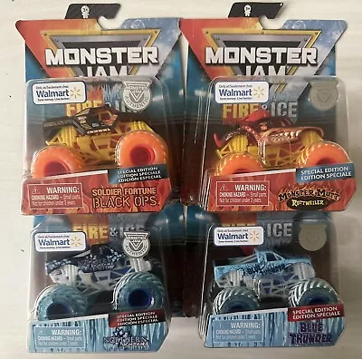 2019 Spin Master Monster Jam Fire And Ice Lot • $72