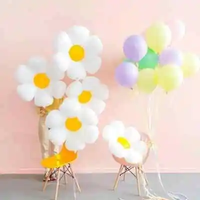 Mothers Day Daisy Flower Giant Balloon Birthday Tea Party Easter Decoration • £5.89