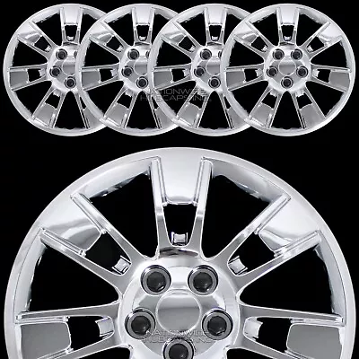 16  Set Of 4 Chrome Wheel Covers Rim Snap On Hub Caps Fit R16 Tire Steel Wheels • $59.99