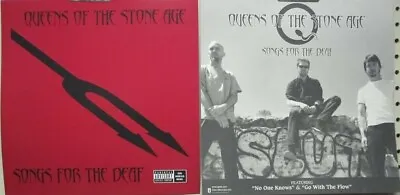 Queens Of The Stone Age 2002 2 Sided Promo Poster/flat Flawless New Old Stock • $8.99