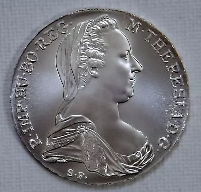 1780 Mint Maria Theresa Thaler Silver 3/4 0z Silver - £23.02 Per Oz 15/04/24 • £22.95