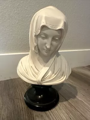 Golden Crown E&R Italy Madonna Virgin Mary Bust • $99.99