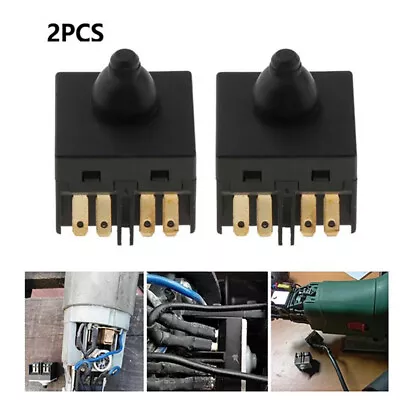 £4.79 • Buy 2* Replacement Push Button Switch For Angle Grinder GWS6-100 Polisher'