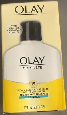 2 PK Olay Daily Moisturizer For SensitiveSkin W/ SPF 15 6 Fl Oz Exp.03/2025 (O3) • $28