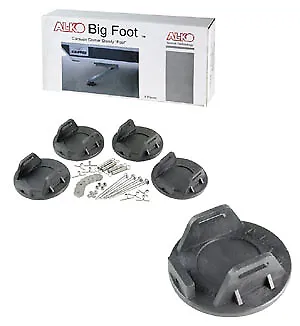 Alko Big Foot Set 4 Black 655901 Caravan Feet Camper Rv Jayco Accessories Parts • $79.95