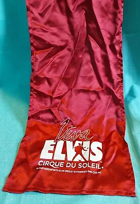 ELVIS VIVA CIRQUE DU SOLEIL Scarf • $7.50