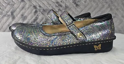 Alegria Womens Nurse Mary Jane PASTEL STONE Clogs Shoes Sz 39 US 8 BEL-752 • $34.99