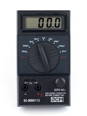 Capacitor Tester Capacitance Meter Test Detector Equipment Measure MM6115 • $25.95