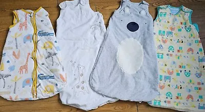 Baby Boys Sleeping Bags Bundle 0-6 Months 6-12 Months 2.5tog Grobag NEXT F&F  • £12.50
