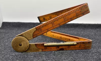 RARE  RABONE & SONS BOXWOOD Wooden Ruler Spirit Level - ENGLAND - MINTY • $99.99