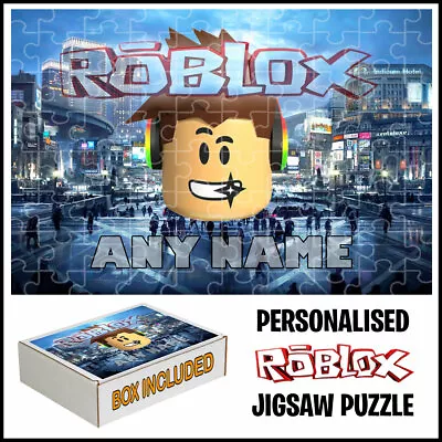 Personalised Roblox Town Jigsaw Puzzle-Best Gift For Fans Roblox -  Add Name • £11.99