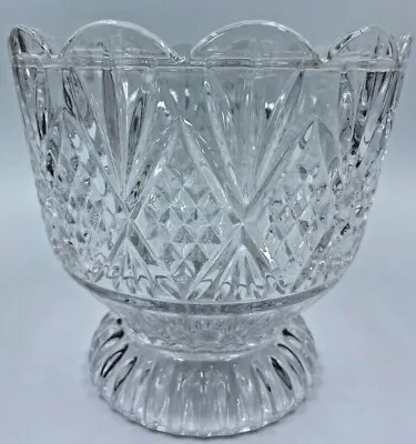 $14.99 • Buy Shannon Crystal Designs Of Ireland Scallop Small Footed Bowl 6  X 5.5 