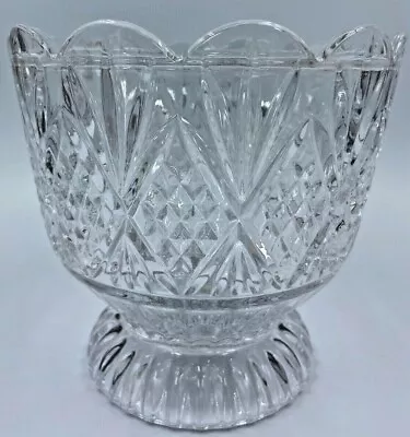 Shannon Crystal Designs Of Ireland Scallop Small Footed Bowl 6  X 5.5  • $9.99