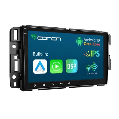 For GMC Yukon Chevy Silverado Double DIN Android 10 8  Car Stereo Radio GPS Navi • $207.25