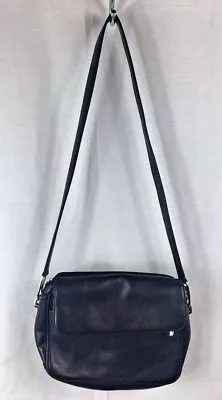 Kim Rogers Black Shoulder Bag Purse Handbag Button • $8.99