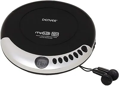 Personal Portable CD Player MP3 Denver DMP-391 Auto Resume For Audio Books  • £29.99