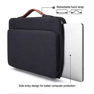 Double-Layer Laptop Case Handbag Carry Sleeve Bag MacBook Air Pro 13  14   Inch • $19.99