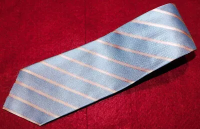 Borrelli Made In Italy Light Blue/white/pink Striped Seven Fold Tie - Neck Ties. • $29.99