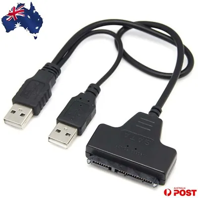 $6.95 • Buy USB 2.0 To SATA Adapter Cable For 2.5  Hard Drive HDD Laptop