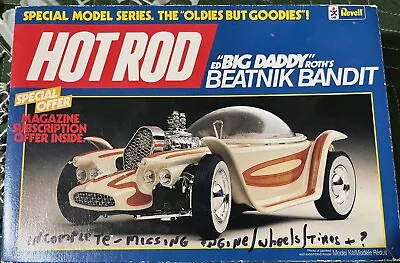 1985 Revell Hot Rod Ed Big Daddy Roth's Beatnik Bandit - Incomplete • $20