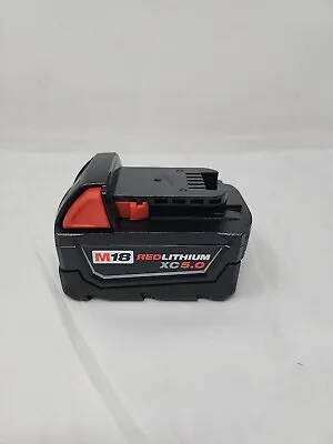 Milwaukee 48-11-1850 M18 REDLITHIUM XC 5.0 Battery USED 6B • $44.99