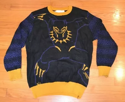 $32 • Buy Marvel Black Panther Christmas Sweater By Hybrid Apparel Men's Size: Large NWT!
