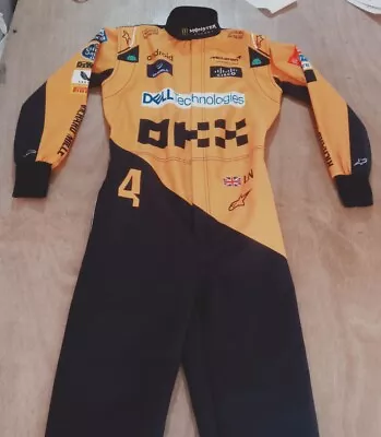 F1 McLaren  Lando Norris Race Suit CIK/FIA Level 2 Go Kart Racing Suit • $99.99