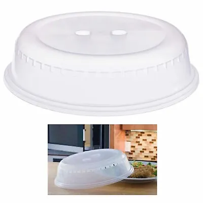 10  Microwave Safe Dish Plate Food Plastic Lid Cover Splatter With Vents Clear • $7.31