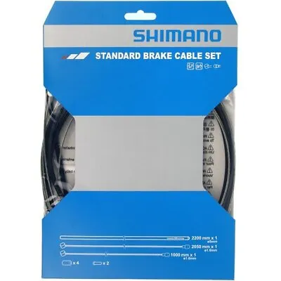 Shimano Brake Cable Set For Standard Road Or Mountain Bike Black CABBC3BK • £7.68