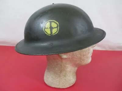 WWI US Army AEF M1917 Helmet Shell - Hand Painted  35th Infantry Division Emblem • $169.99