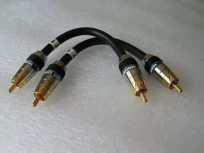 Monster Cable Audio Cable RCA Jumper Preamp-Out Main Receiver Integrated Amp • $22