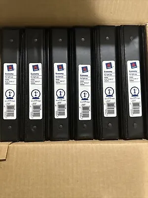 3 Ring Binder 8.5” X 5.5” One Inch Wide Black Avery Economy 12 Pack. Organize • $60