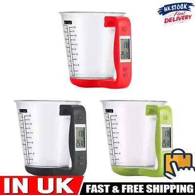 Kitchen Scales Household Jug Scales Grams & Ounces With LCD Display Weight Scale • £13.89