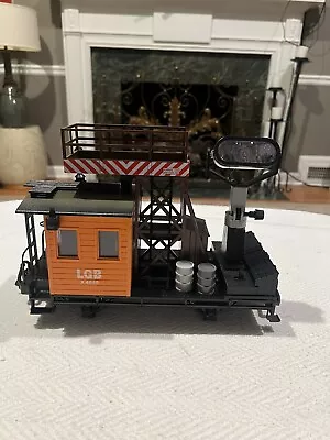 LGB 4049 MAINTENANCE CAR W/ SEARCHLIGHT Metal Wheels. G Scale • $55