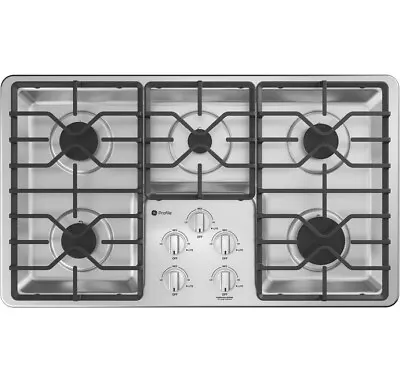 GE Profile 36  5 Burner Stainless Steel Gas Cooktop--BRAND NEW!! • $299