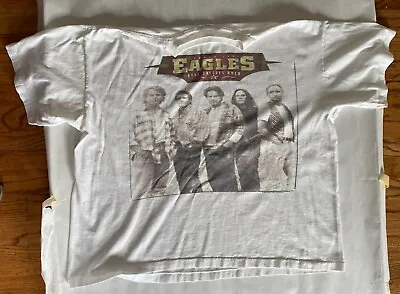 Eagles. Hell Freezes Over. Vintage  1994 T-shirt  White XL 28L X 26W. • $25