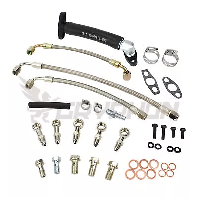 Turbo Oil Water Line Fitting Kit 04-05 Mazda Mazdaspeed Miata 1.8L IHI VJ35 RHF5 • $119.75