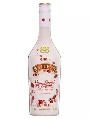 Baileys Strawberries & Cream Limited Edition Irish Cream Liqueur 700mL • $56.99