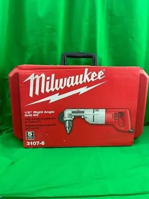 Milwaukee 1/2  Corded Right Angle Drill 3107-6 (BR37) • $230