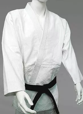 JUDO Martial Arts Uniform 100% Cotton Jiu Jitsu Aikido With Free White Belt • $29.95