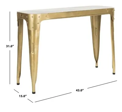 Safavieh Classic Iron Console Table Reduced Price 2172727403 FOX7206B • $146