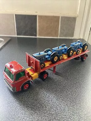 £18.95 • Buy Matchbox Super Kings K-20 Tasker Transporter And Tractors 