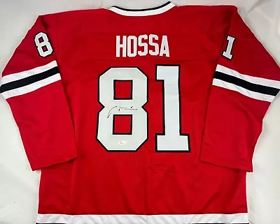 Marian Hossa Signed Autographed Red Chicago Hockey Jersey JSA COA • $29.99