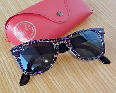 Ray-Ban Wayfarer RB 2140 1089 Special Series #5 Freedom 50mm G-15 Lens -Excell. • $64